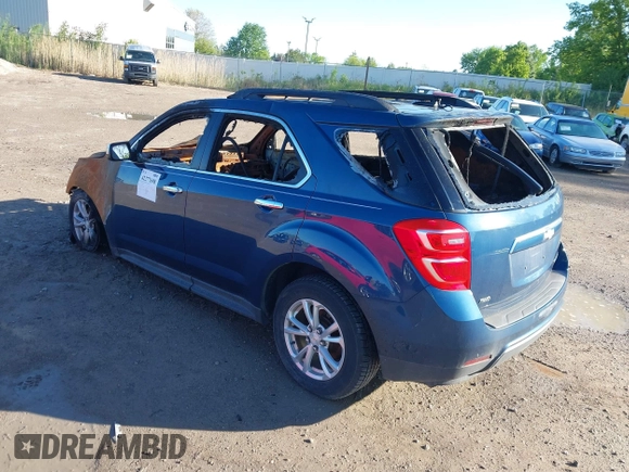 2016 Chevrolet Equinox LT z VIN 2GNFLFEK1G6182380, wystawiony jako IAAI lot #42277698 z przebiegiem Nie podano mil oraz . Historia ofert i sprzedaży dostępna na DreamBid. Obrazek 3.