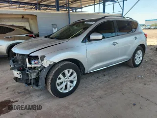 2013 Nissan Murano SV with VIN JN8AZ1MUXDW210528, listed as a Copart auction lot 60498025 with 127,685 mi miles and Salvage title. Bid and sale history available at DreamBid. Image 1.