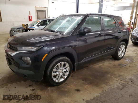 2021 Chevrolet TrailBlazer LS with VIN KL79MNSLXMB137101, listed as a Copart auction lot 78218284 with 25,975 mi miles and Salvage Title. Bid and sale history available at carsss.com. Image 1.