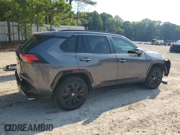 2022 Toyota RAV4 Hybrid SE with VIN 4T3T6RFV9NU096622, listed as a Copart auction lot 62356785 with 23,290 mi miles and Salvage title. Bid and sale history available at DreamBid. Image 3.