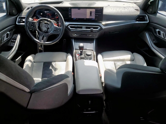 2023 BMW M3 Competition xDrive with VIN WBS43AY00PFN57168, listed as a Copart auction lot 50732415 with 28,453 mi miles and Salvage title. Bid and sale history available at DreamBid. Image 8.