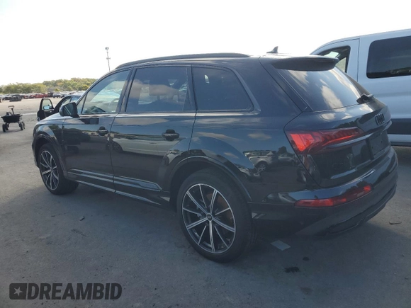 2023 Audi Q7 Premium Plus with VIN WA1LXBF77PD006805, listed as a Copart auction lot 66001664 with 25,494 mi miles and Salvage Title. Bid and sale history available at carsss.com. Image 2.