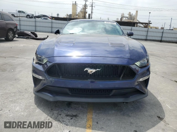 2019 Ford Mustang GT with VIN 1FA6P8CF5K5188157, listed as a Copart auction lot 62014865 with 14,346 mi miles and Salvage title. Bid and sale history available at DreamBid. Image 5.