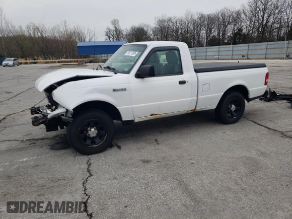 2010 Ford Ranger XL with VIN 1FTKR1AD9APA42391, listed as a Copart auction lot 51211205 with 203,793 mi miles and Salvage title. Bid and sale history available at DreamBid. Image 1.