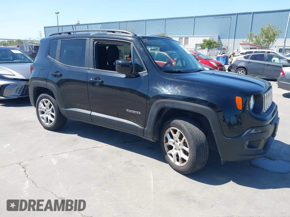 2018 Jeep Renegade Latitude with VIN ZACCJBBB2JPH44585, listed as a IAAI auction lot 42392971 with 64,185 mi miles and . Bid and sale history available at DreamBid. Image 1.