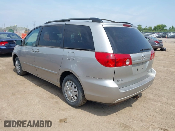 2006 Toyota Sienna CE with VIN 5TDZA23C56S562259, listed as a IAAI auction lot 42512870 with 199,762 mi miles and . Bid and sale history available at DreamBid. Image 3.