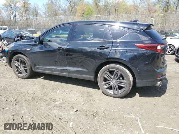 2020 Acura RDX w/A-Spec Pkg with VIN 5J8TC2H61LL018469, listed as a Copart auction lot 50243355 with 0 mi miles and Salvage Title. Bid and sale history available at carsss.com. Image 2.