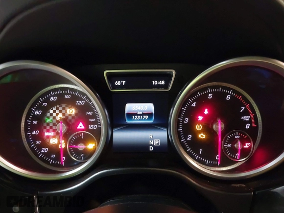 2016 Mercedes-Benz GLE 450 AMG with VIN 4JGED6EB1GA014187, listed as a IAAI auction lot 42341895 with 123,179 mi miles and . Bid and sale history available at DreamBid. Image 7.