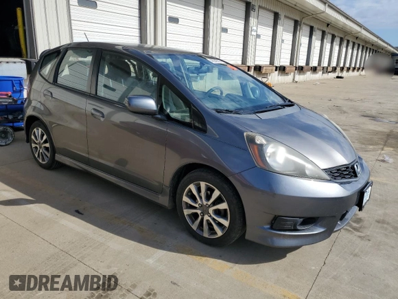 2013 Honda Fit Sport with VIN JHMGE8H52DC046740, listed as a Copart auction lot 48940075 with 116,450 mi miles and Salvage Title. Bid and sale history available at carsss.com. Image 4.