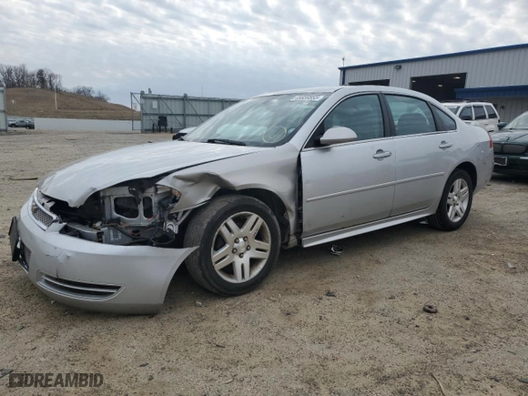 2012 Chevrolet Impala LT Fleet with VIN 2G1WG5E3XC1302452, listed as a Copart auction lot 49859555 with 170,877 mi miles and Non Repairable. Bid and sale history available at carsss.com. Image 1.