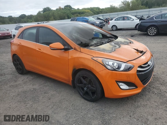 2014 Hyundai Elantra GT with VIN KMHD35LH2EU209792, listed as a Copart auction lot 72686114 with 0 mi miles and Clean Title. Bid and sale history available at carsss.com. Image 4.