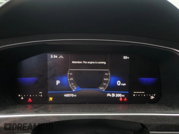 2022 Volkswagen Tiguan S z VIN 3VV0B7AX9NM058029, wystawiony jako Copart lot #57146035 z przebiegiem 40 070 mil mil oraz Szkoda całkowita • Salvage title. Historia ofert i sprzedaży dostępna na DreamBid. Obrazek 9.