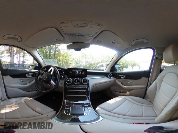 2021 Mercedes-Benz GLC 300 with VIN W1N0G8EB8MF948937, listed as a IAAI auction lot 42571738 with 38,527 mi miles and . Bid and sale history available at DreamBid. Image 19.