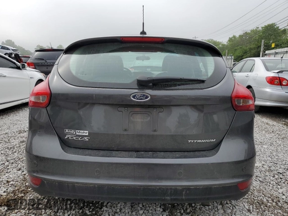 2018 Ford Focus Titanium with VIN 1FADP3N2XJL232751, listed as a Copart auction lot 58361415 with 31,542 mi miles and Salvage title. Bid and sale history available at DreamBid. Image 6.