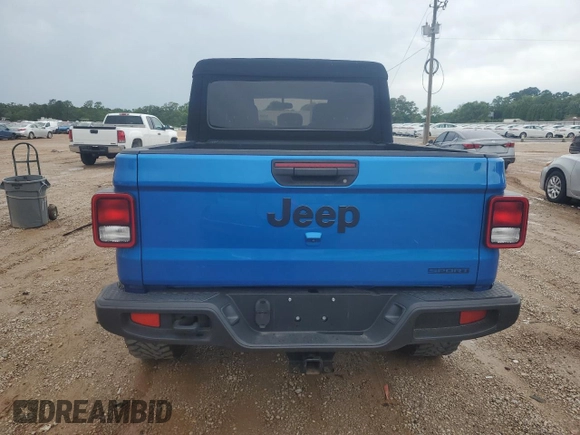 2020 Jeep Gladiator Sport S с VIN 1C6JJTAGXLL171914, выставлен на аукционе Copart как лот 55228435 с пробегом 81 848 миль миль и Списание • Salvage title. История ставок и продаж доступна на DreamBid. Изображение 6.