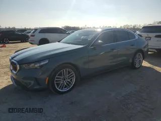 2024 BMW 5 Series 530i with VIN WBA43FJ0XRCP78759, listed as a Copart auction lot 85155834 with 0 mi miles and Salvage Title. Bid and sale history available at carsss.com. Image 1.