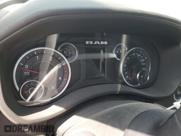 2022 Ram 3500 Tradesman with VIN 3C63R3GLXNG318593, listed as a Copart auction lot 75897454 with 0 mi miles and Salvage Title. Bid and sale history available at carsss.com. Image 9.