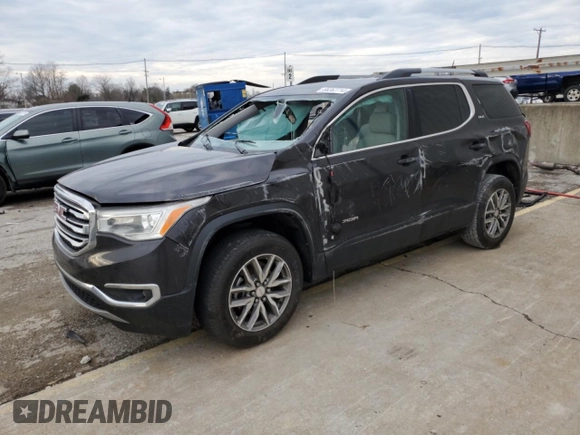 2017 GMC Acadia SLE with VIN 1GKKNLLS8HZ264801, listed as a Copart auction lot 86362714 with 88,825 mi miles and Non Repairable. Bid and sale history available at carsss.com. Image 1.