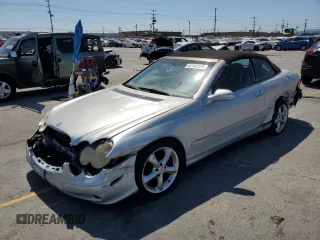 2005 Mercedes-Benz CLK 320 with VIN WDBTK65G35T046524, listed as a Copart auction lot 59342025 with 170,760 mi miles and Salvage title. Bid and sale history available at DreamBid. Image 1.
