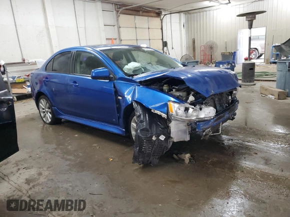 2011 Mitsubishi Lancer GTS with VIN JA32U8FW9BU004422, listed as a Copart auction lot 69990684 with 168,770 mi miles and Salvage Title. Bid and sale history available at DreamBid. Image 4.