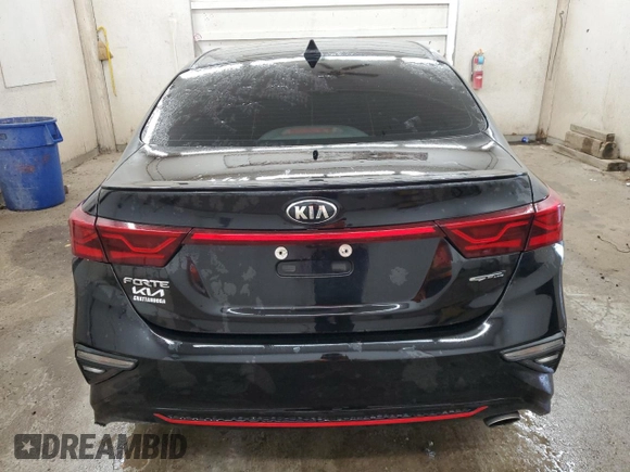 2021 Kia Forte GT-Line with VIN 3KPF34AD1ME296881, listed as a Copart auction lot 58149105 with 94,002 mi miles and Clean title. Bid and sale history available at DreamBid. Image 6.