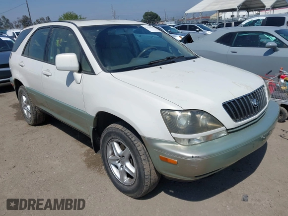 1999 Lexus RX 300 with VIN JT6GF10U2X0022492, listed as a IAAI auction lot 42170267 with 155,038 mi miles and . Bid and sale history available at DreamBid. Image 1.