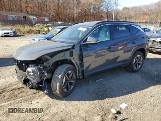 2025 Hyundai Tucson SEL Convenience with VIN 5NMJCCDE5SH448577, listed as a Copart auction lot 80137284 with 412 mi miles and Salvage Title. Bid and sale history available at carsss.com. Image 1.