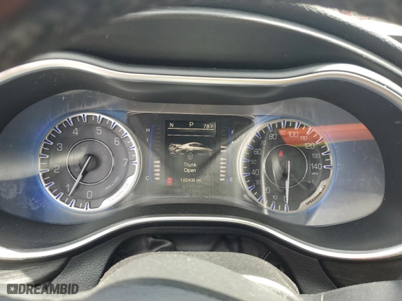2015 Chrysler 200 Limited with VIN 1C3CCCAB0FN587595, listed as a Copart auction lot 51953355 with 102,405 mi miles and Clean Title. Bid and sale history available at carsss.com. Image 9.