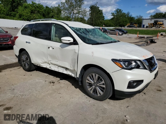 2020 Nissan Pathfinder SV with VIN 5N1DR2BN3LC623039, listed as a Copart auction lot 58054035 with 35,798 mi miles and Salvage title. Bid and sale history available at DreamBid. Image 4.