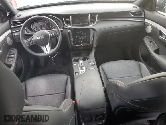 2024 Infiniti QX50 Sport with VIN 3PCAJ5FA9RF101213, listed as a Copart auction lot 81132864 with 16,428 mi miles and Salvage title. Bid and sale history available at DreamBid. Image 8.