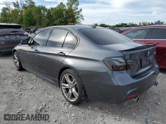 2015 BMW 3 Series 335i xDrive with VIN WBA3B9G55FNR93758, listed as a Copart auction lot 69772314 with 84,689 mi miles and Salvage Title. Bid and sale history available at carsss.com. Image 2.