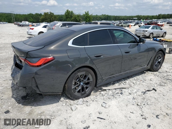 2023 BMW i4 eDrive40 with VIN WBY73AW03PFN64332, listed as a Copart auction lot 54061254 with 31,138 mi miles. Bid and sale history available at carsss.com. Image 3.