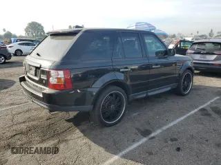 2007 Land Rover Range Rover Sport SC with VIN SALSH23407A986039, listed as a Copart auction lot 86101864 with 160,077 mi miles and Salvage title. Bid and sale history available at DreamBid. Image 3.