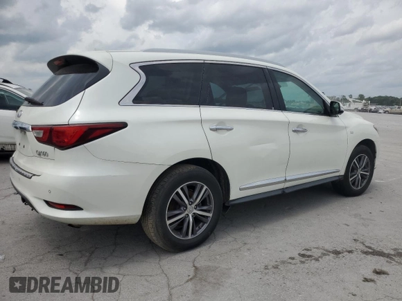 2018 Infiniti QX60 with VIN 5N1DL0MNXJC503366, listed as a Copart auction lot 55260165 with 127,892 mi miles and Clean Title. Bid and sale history available at DreamBid. Image 3.