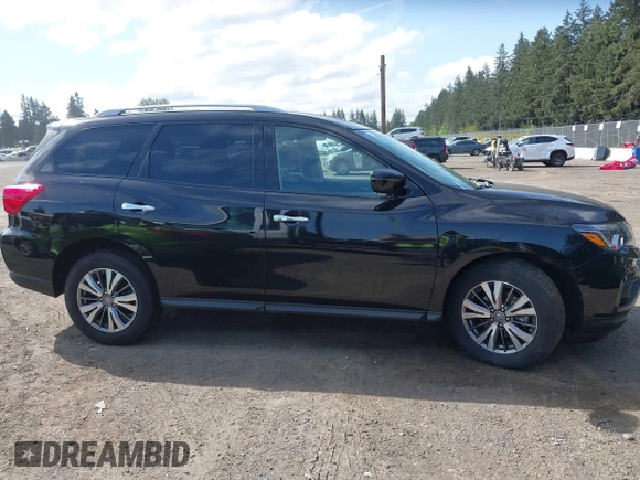2019 Nissan Pathfinder SV with VIN 5N1DR2MM4KC579118, listed as a IAAI auction lot 42147973 with 64,597 mi miles. Bid and sale history available at carsss.com. Image 13.