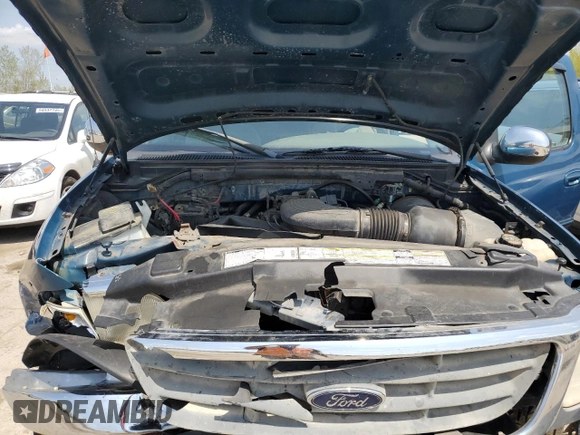 2000 Ford F-150 XL with VIN 1FTRX17W2YNA92522, listed as a Copart auction lot 54456495 with Not provided miles and Salvage title. Bid and sale history available at DreamBid. Image 11.
