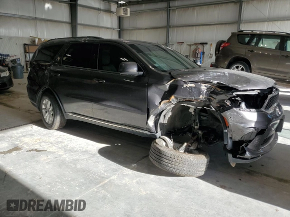 2021 Dodge Durango SXT Plus with VIN 1C4RDJAG2MC544596, listed as a Copart auction lot 54770185 with 56,574 mi miles and Salvage title. Bid and sale history available at DreamBid. Image 4.