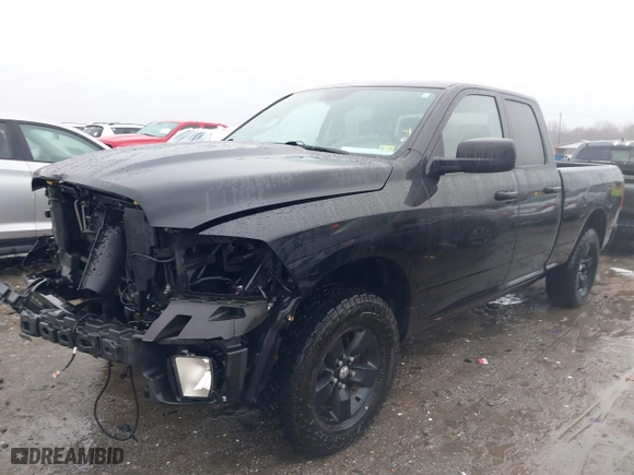 2018 Ram 1500 Express with VIN 1C6RR7FG5JS198453, listed as a IAAI auction lot 41536500 with 76,602 mi miles. Bid and sale history available at carsss.com. Image 18.