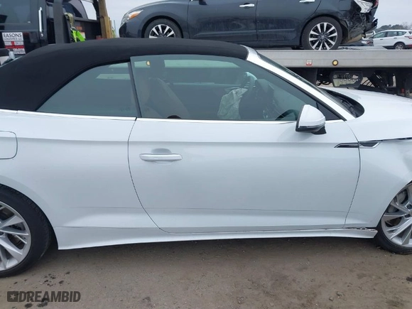 2021 Audi A5 Cabriolet Premium Plus with VIN WAUWAGF54MN004108, listed as a IAAI auction lot 41381189 with 10,988 mi miles. Bid and sale history available at carsss.com. Image 13.