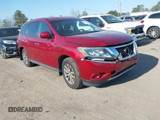 2014 Nissan Pathfinder SV with VIN 5N1AR2MM4EC684765, listed as a IAAI auction lot 41767639 with 200,236 mi miles. Bid and sale history available at carsss.com. Image 1.