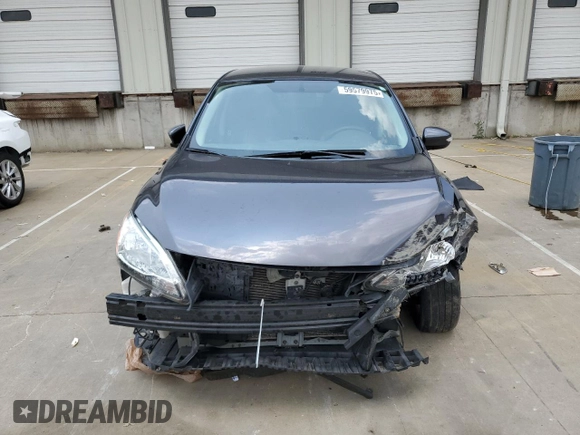 2014 Nissan Sentra SV with VIN 3N1AB7AP9EY337415, listed as a Copart auction lot 59579975 with 93,181 mi miles and Salvage title. Bid and sale history available at DreamBid. Image 5.