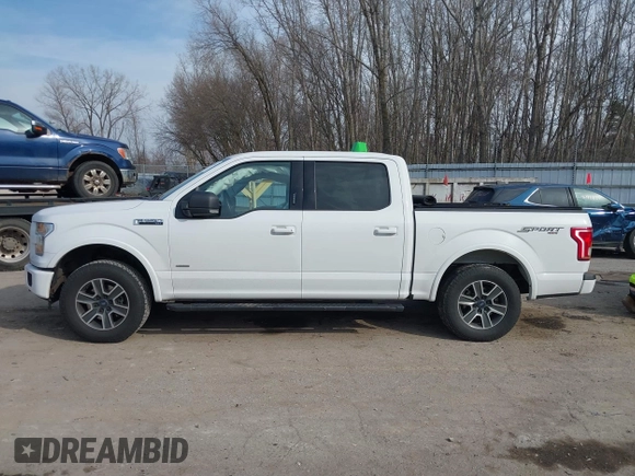 2016 Ford F-150 XLT with VIN 1FTEW1EP4GFC58013, listed as a IAAI auction lot 41805781 with 164,385 mi miles. Bid and sale history available at carsss.com. Image 15.