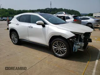 2024 Lexus NX 350h Luxury with VIN 2T2HKCEZ3RC020084, listed as a Copart auction lot 59913055 with 35,979 mi miles and Salvage title. Bid and sale history available at DreamBid. Image 4.