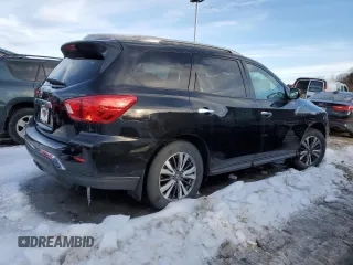 2020 Nissan Pathfinder S with VIN 5N1DR2AM4LC644586, listed as a Copart auction lot 52710095 with 68,699 mi miles and Clean Title. Bid and sale history available at carsss.com. Image 3.