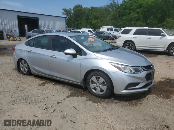 2018 Chevrolet Cruze LS with VIN 1G1BC5SM2J7150271, listed as a Copart auction lot 51698945 with 124,253 mi miles and Salvage Title. Bid and sale history available at DreamBid. Image 4.