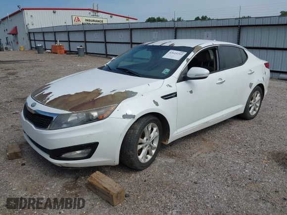2013 Kia Optima EX с VIN 5XXGN4A73DG233491, выставлен на аукционе IAAI как лот 42615212 с пробегом 268 391 миль миль и . История ставок и продаж доступна на DreamBid. Изображение 2.