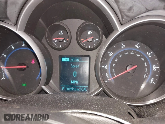 2013 Chevrolet Cruze 1LT with VIN 1G1PC5SB6D7314923, listed as a IAAI auction lot 42071232 with 105,918 mi miles and . Bid and sale history available at DreamBid. Image 7.