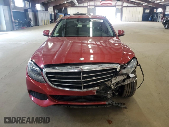 2016 Mercedes-Benz C 300 Luxury with VIN 55SWF4KB8GU157719, listed as a Copart auction lot 53180595 with 114,888 mi miles and Salvage Title. Bid and sale history available at carsss.com. Image 5.