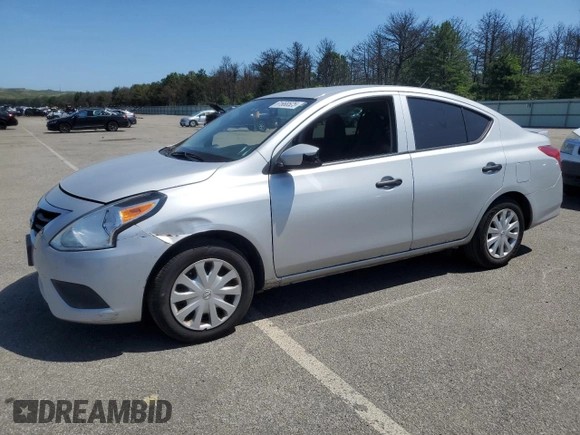 2017 Nissan Versa SV with VIN 3N1CN7AP1HL848232, listed as a Copart auction lot 61668525 with 59,578 mi miles and Salvage title. Bid and sale history available at DreamBid. Image 1.