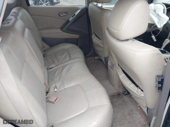 2009 Nissan Murano SL with VIN JN8AZ18W79W160626, listed as a IAAI auction lot 41786916 with 211,448 mi miles. Bid and sale history available at carsss.com. Image 8.